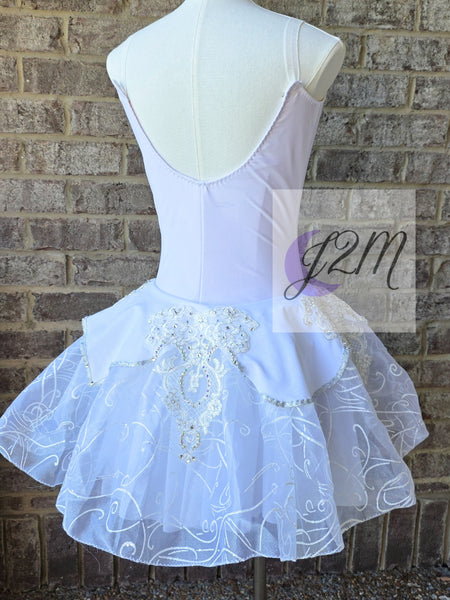 White Stretch Ballet Tutu